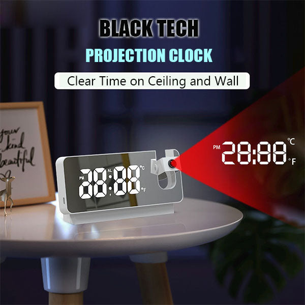 🔥Réveil à projection miroir🔥47 % de réduction