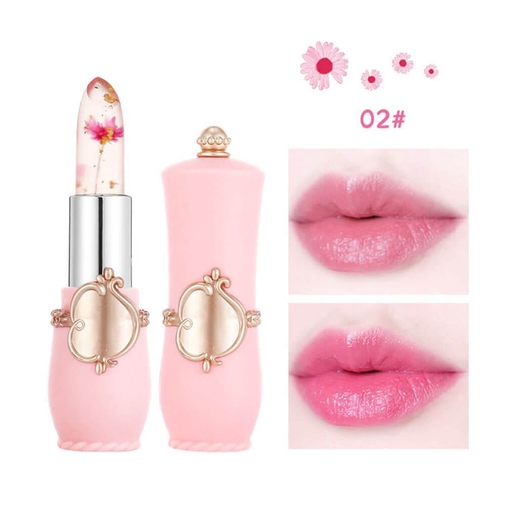 ✨Rouge à lèvres changeant de couleur Crystal Jelly Flower✨