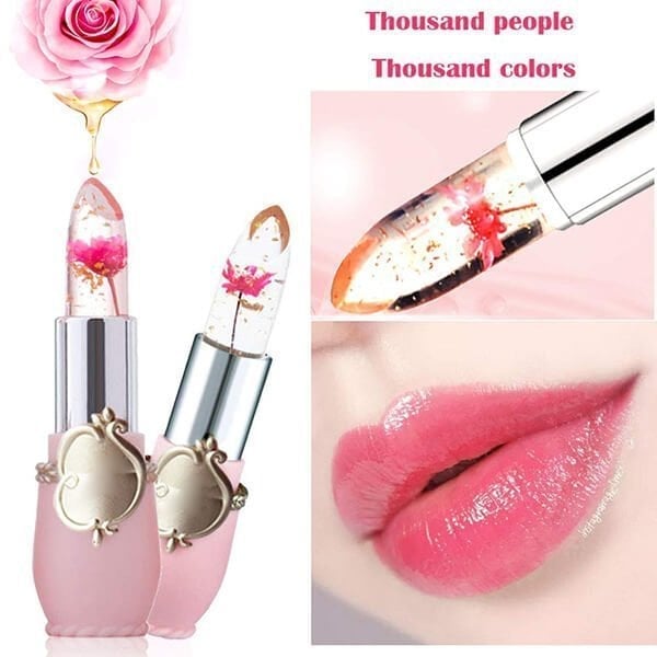 ✨Rouge à lèvres changeant de couleur Crystal Jelly Flower✨
