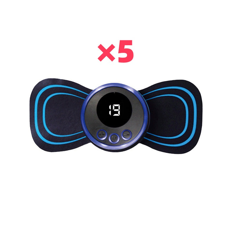 🔥Achetez 2 et obtenez 1 gratuit🎁Masseur Portable avec 8 Modes et Écran LCD - Mini Stimulateur Musculaire pour Soulagement de la Douleur