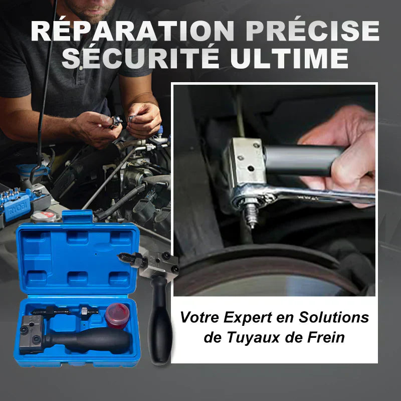 Kit Universel d'Outils d'Évasement de Tuyau de Frein Automobile