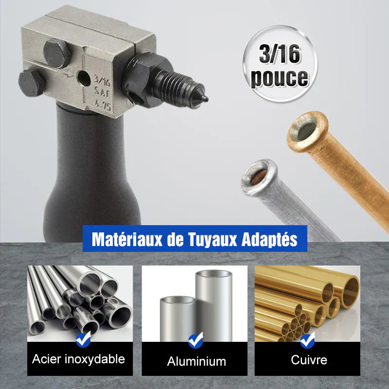 Kit Universel d'Outils d'Évasement de Tuyau de Frein Automobile