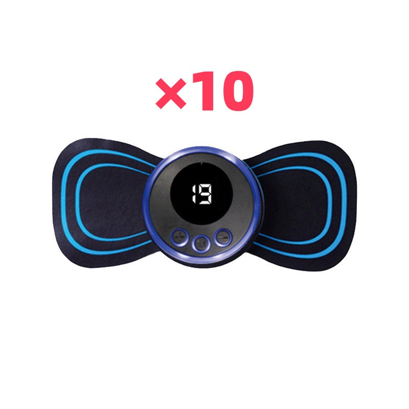 🔥Achetez 2 et obtenez 1 gratuit🎁Masseur Portable avec 8 Modes et Écran LCD - Mini Stimulateur Musculaire pour Soulagement de la Douleur