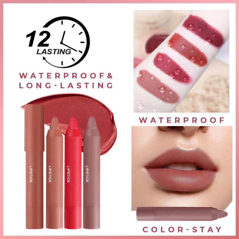 Stylo rouge à lèvres mat 12 couleurs