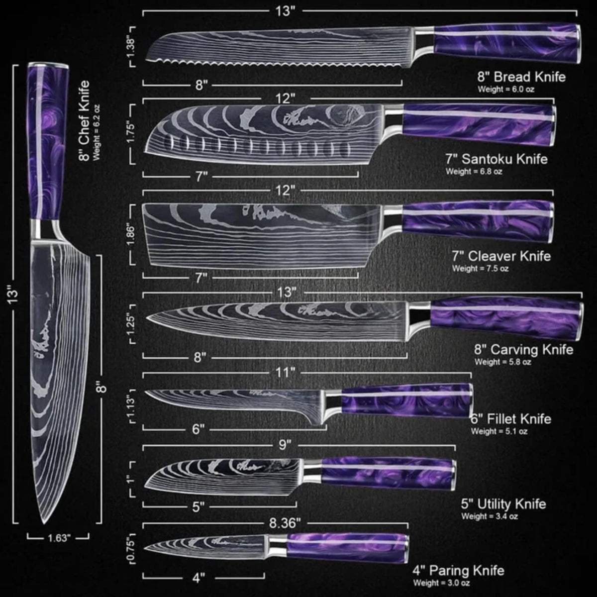 MURASAKI COLLECTION - Japanese Kitchen Knives