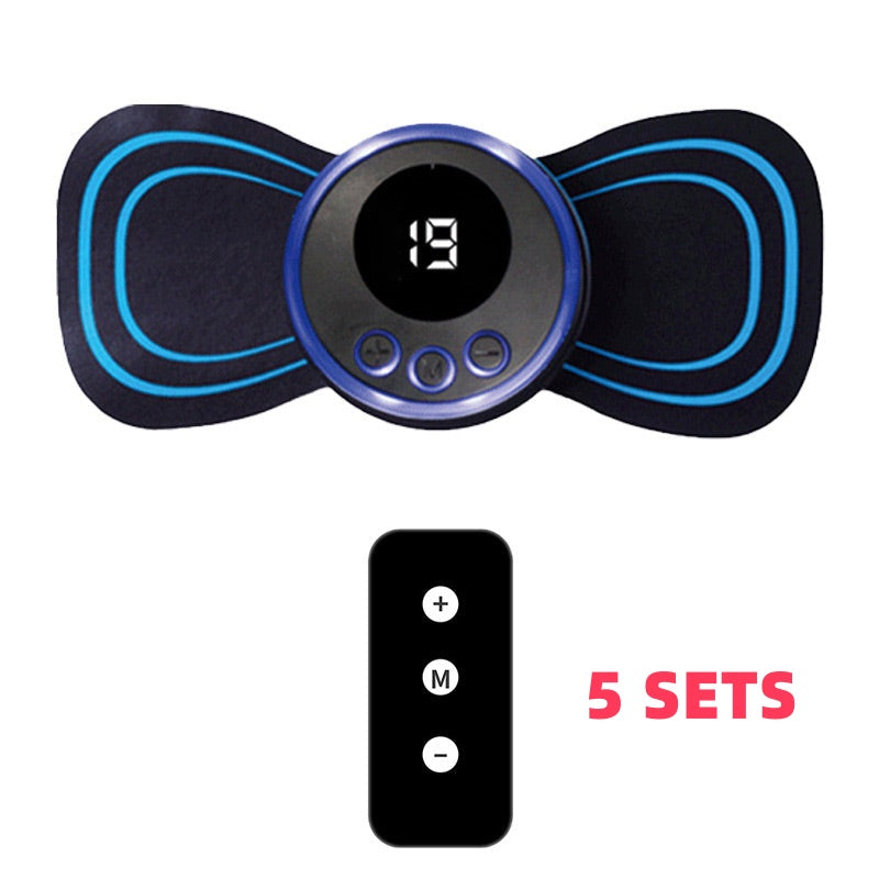 🔥Achetez 2 et obtenez 1 gratuit🎁Masseur Portable avec 8 Modes et Écran LCD - Mini Stimulateur Musculaire pour Soulagement de la Douleur