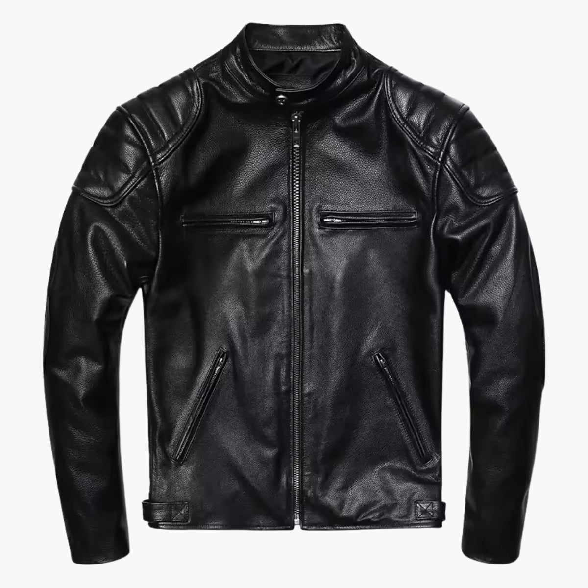 StreetKnight™ – Vintage Genuine Leather Jacket
