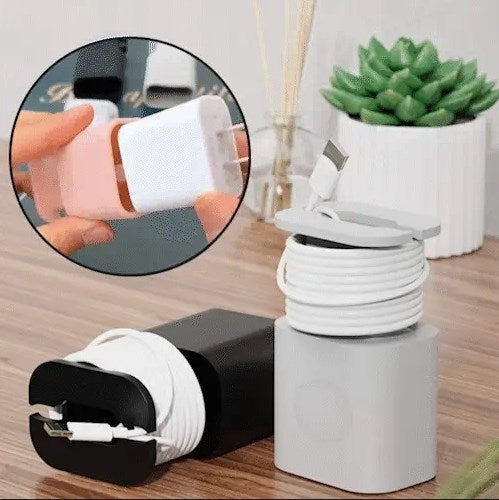 2 en 1 silicone chargeur protection