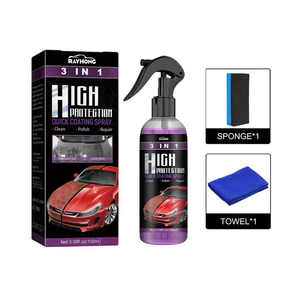 3-IN-1 Hoher Schutz Schnelles Auto-Beschichtung Spray