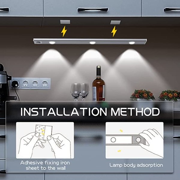 🎊 Lampes d'armoire à détecteur de mouvement LED