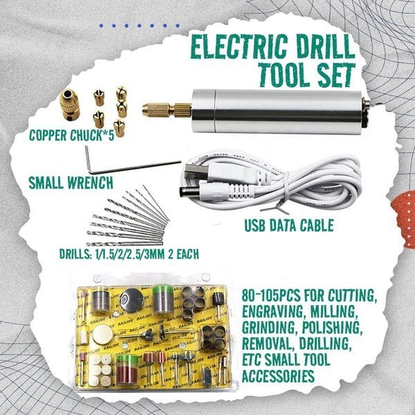 【50% de réduction】Outils électriques de forage de bricolage