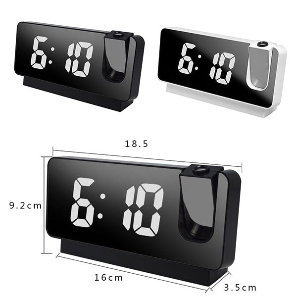 🔥Réveil à projection miroir🔥47 % de réduction