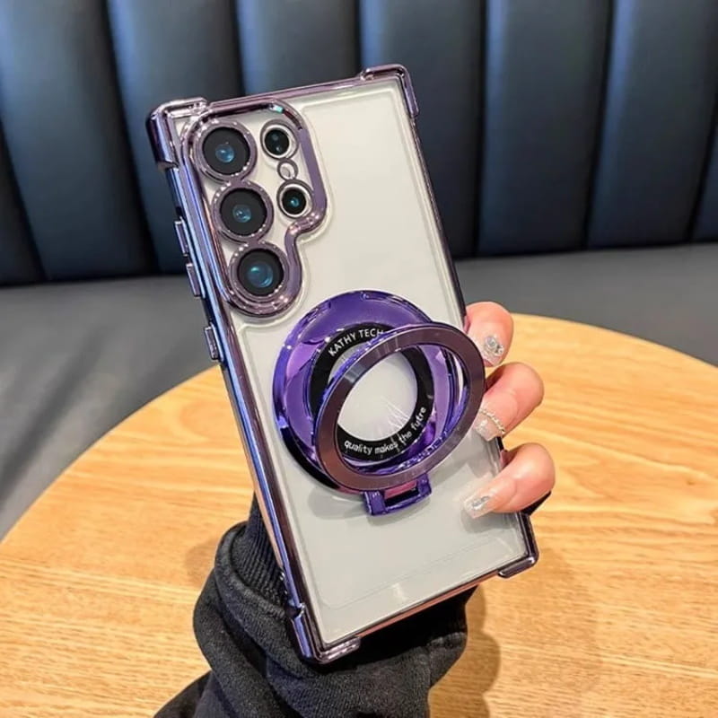 ✨Étui pour téléphone portable anti-chute avec anneau invisible pour Samsung