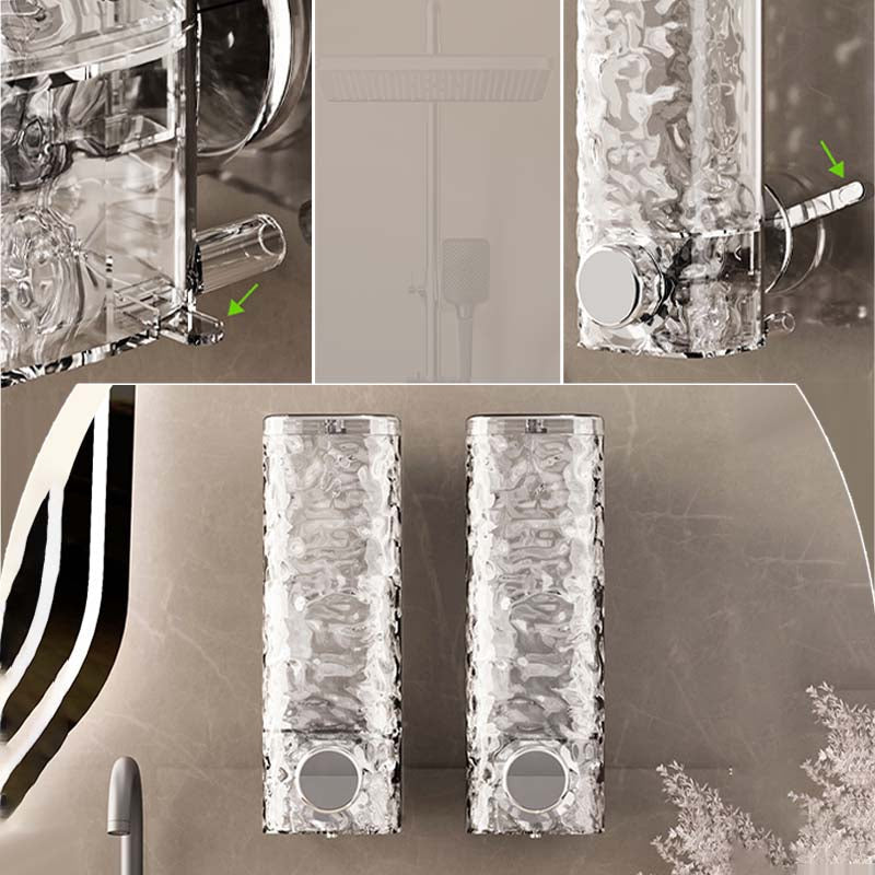 Distributeur de Shampooing à Ventouse Universel pour Montage Mural