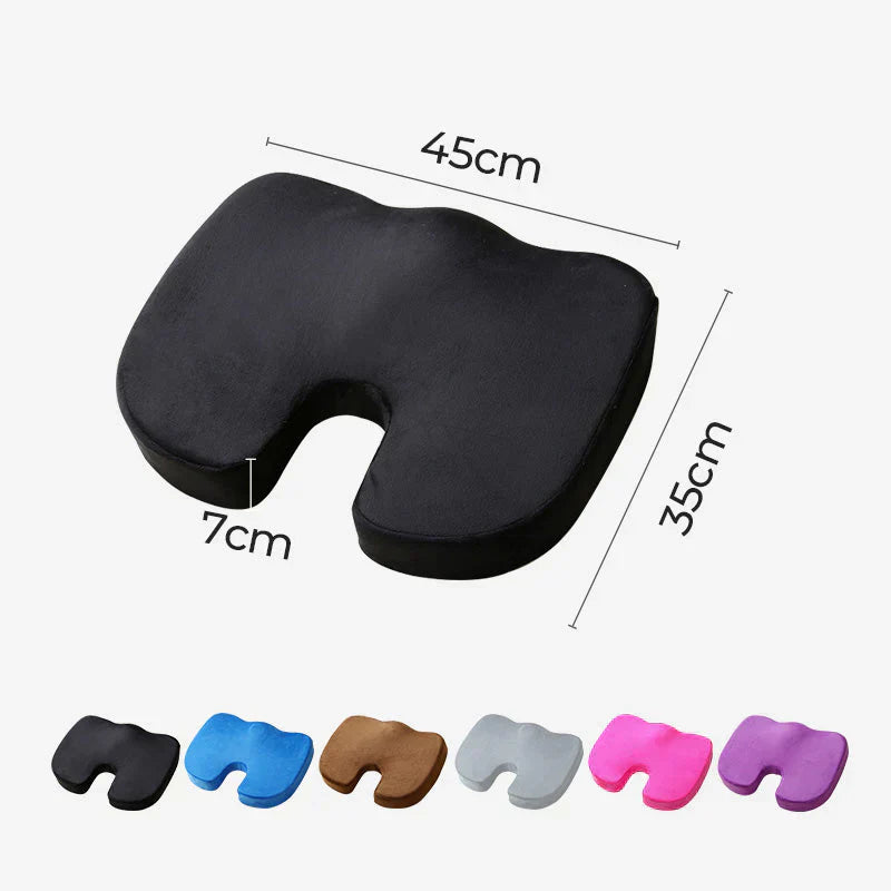 Coussin Ergonomique à Protection Lombaire et Coccyx en Forme de U avec Rebond Lent✨
