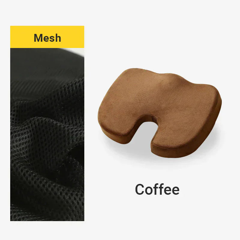 Coussin Ergonomique à Protection Lombaire et Coccyx en Forme de U avec Rebond Lent✨