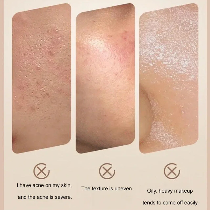 🔥Vente chaude🔥Bâton de Fond de Teint Mat Velouté avec Brosse Fine