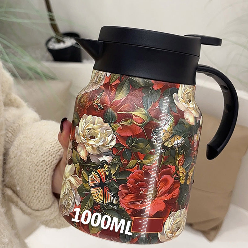 🔥50 % DE RÉDUCTION🔥Théière 1000ml isolée sous vide avec passoire