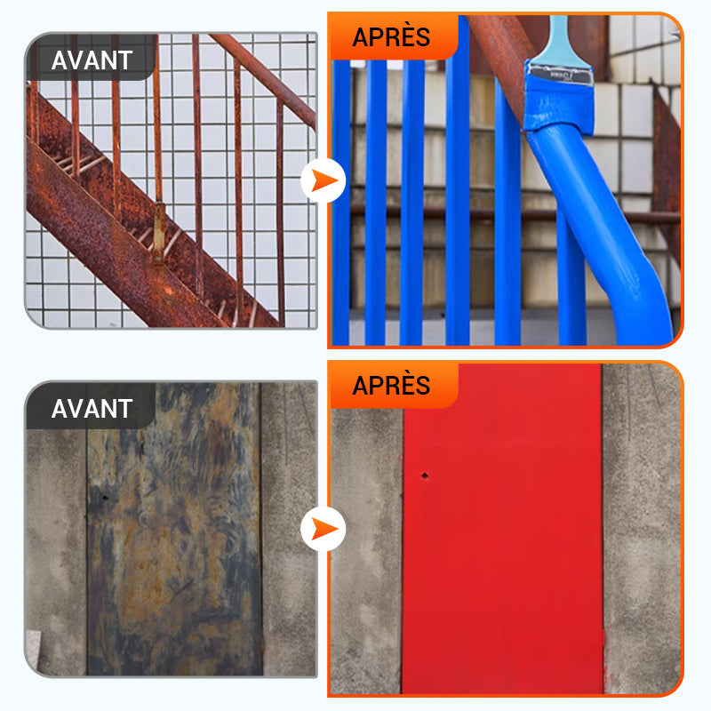 🎁 Peinture Convertisseur de Rouille à Base d'Eau