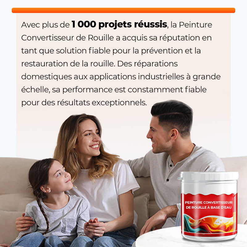 🎁 Peinture Convertisseur de Rouille à Base d'Eau