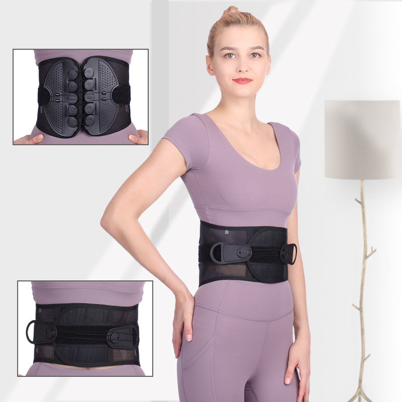 Ceinture de soutien lombaire ajustable – Support ergonomique pour le dos 💪😊
