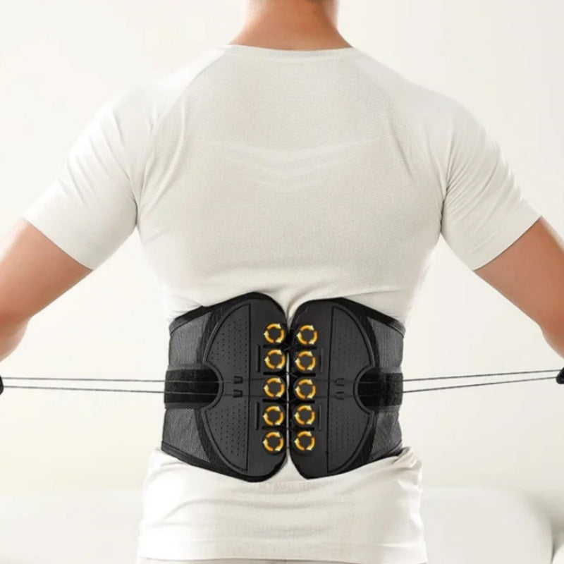 Ceinture de soutien lombaire ajustable – Support ergonomique pour le dos 💪😊