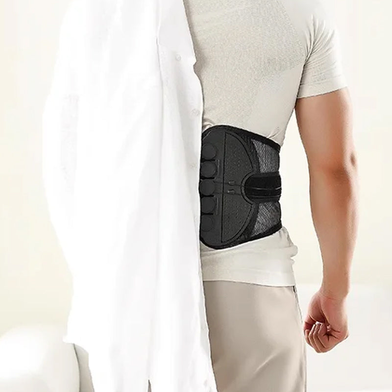 Ceinture de soutien lombaire ajustable – Support ergonomique pour le dos 💪😊